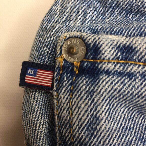 Ralph Lauren Polo Women's Denim Light Wash Jeans Button Zipper Closure Size 10 - Picture 8 of 11